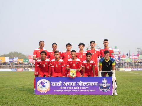 झापा गोल्डकपमा चर्च ब्वाइजलाई पराजित गर्दै आर्मी क्वार्टर फाइनलमा